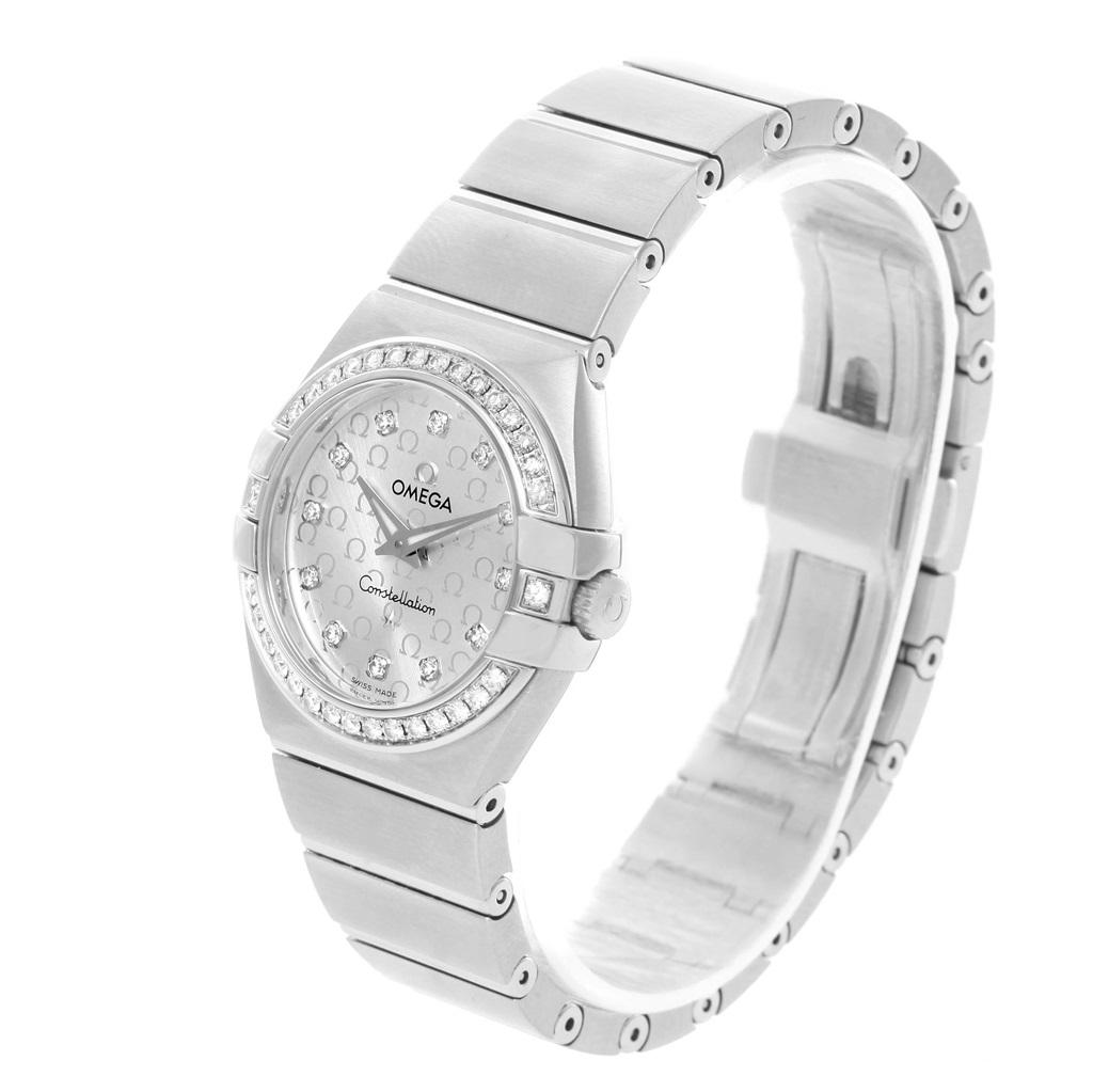 Women's Omega Constellation Diamond Ladies Watch 123.15.27.60.52.001
