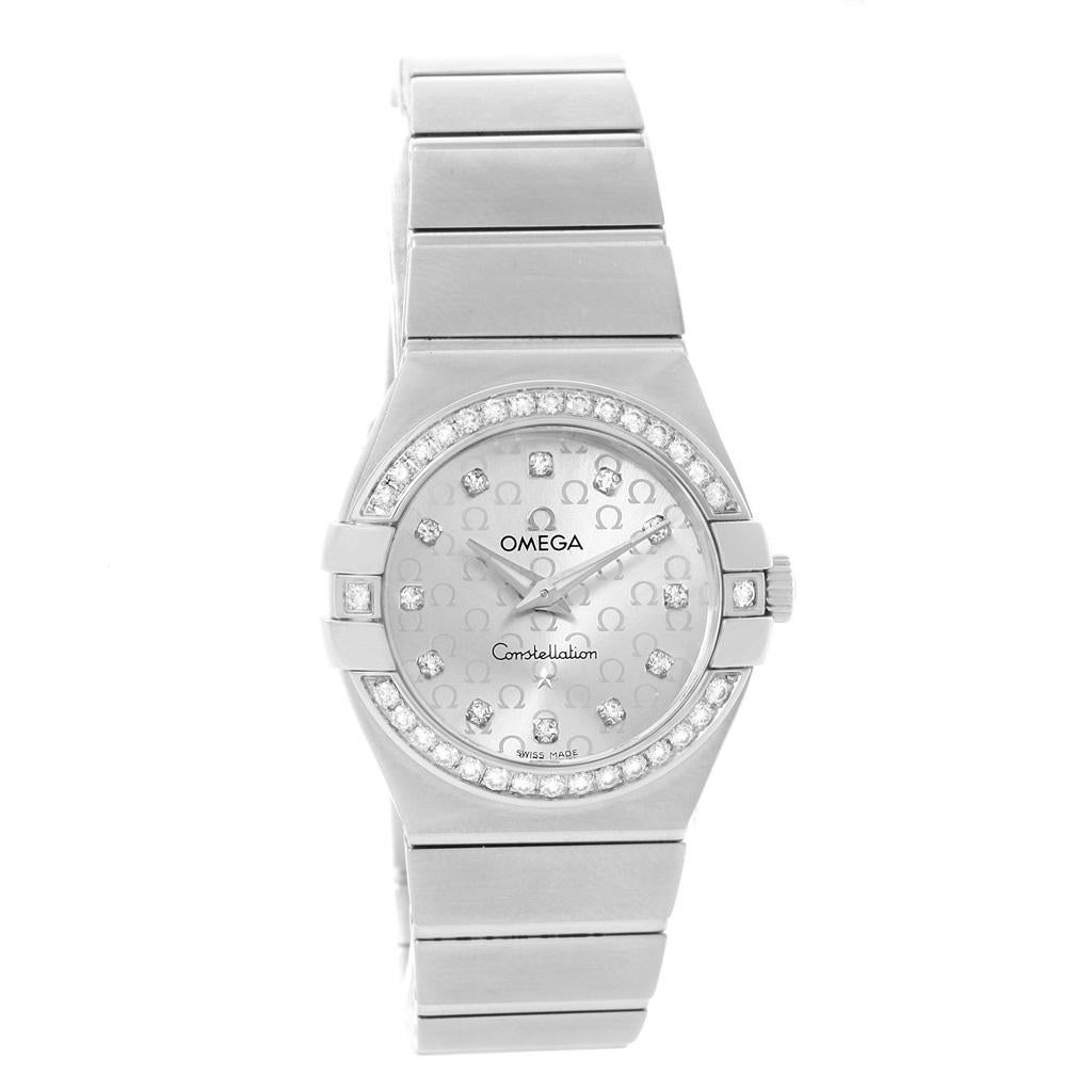 Omega Constellation Diamond Ladies Watch 123.15.27.60.52.001 4