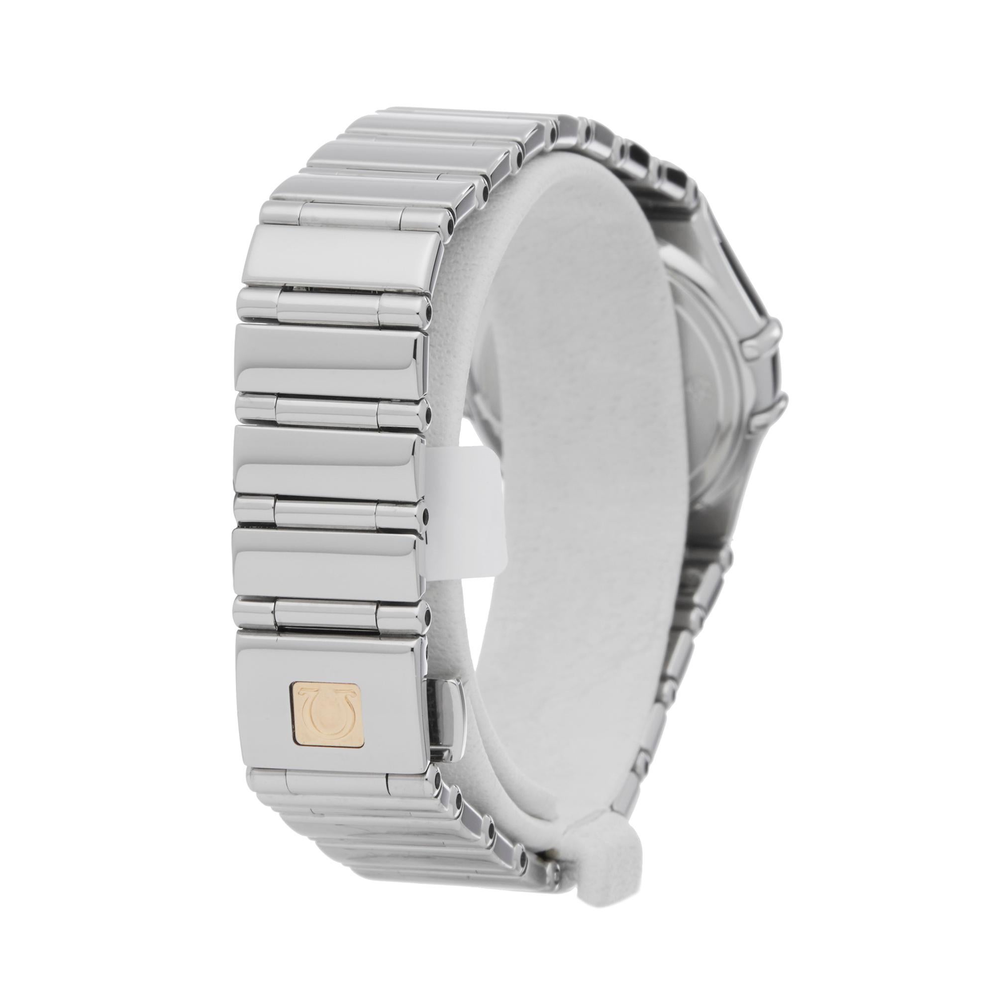 Omega Constellation Diamond Stainless Steel 1465.51.00 1