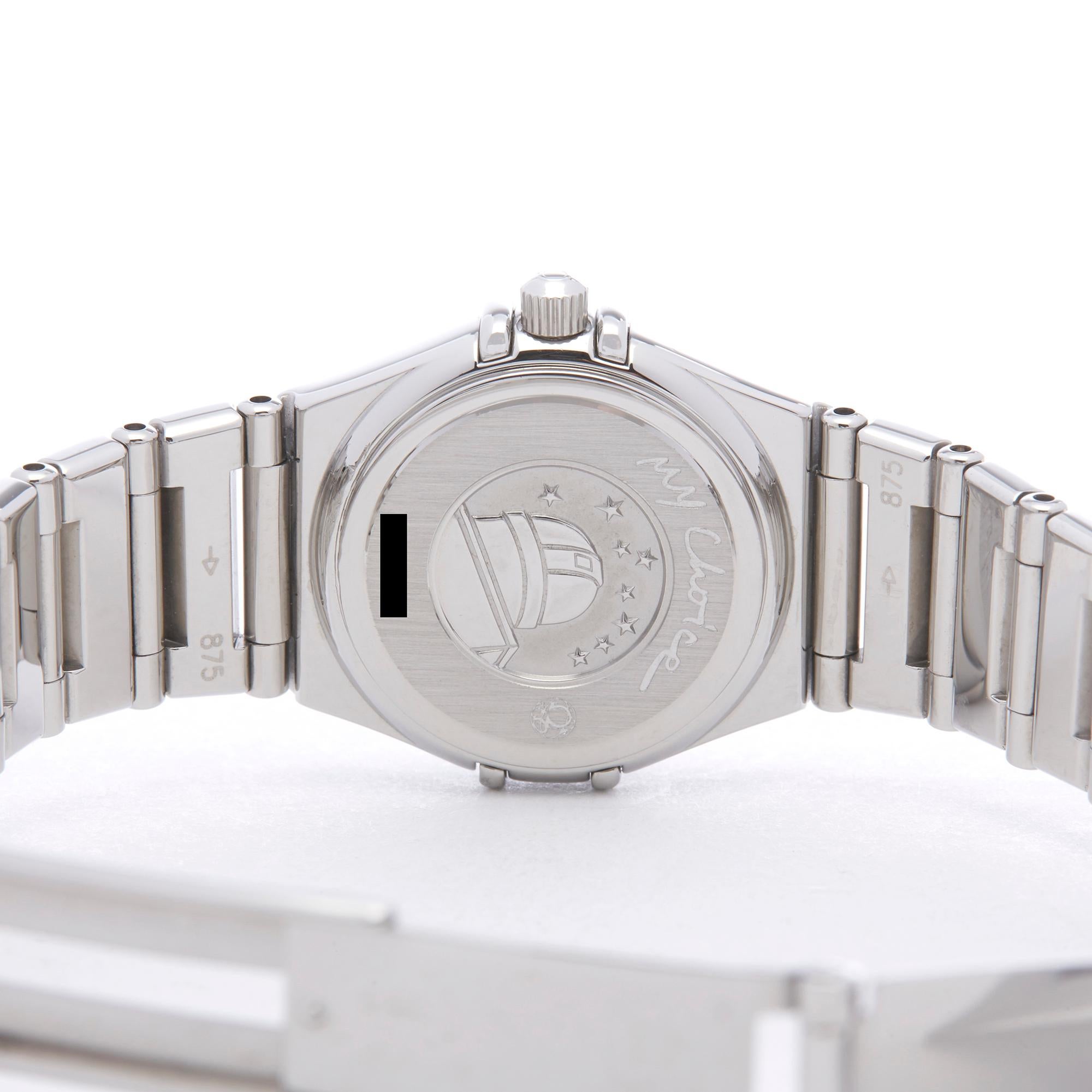 Omega Constellation Diamond Stainless Steel 1465.51.00 2