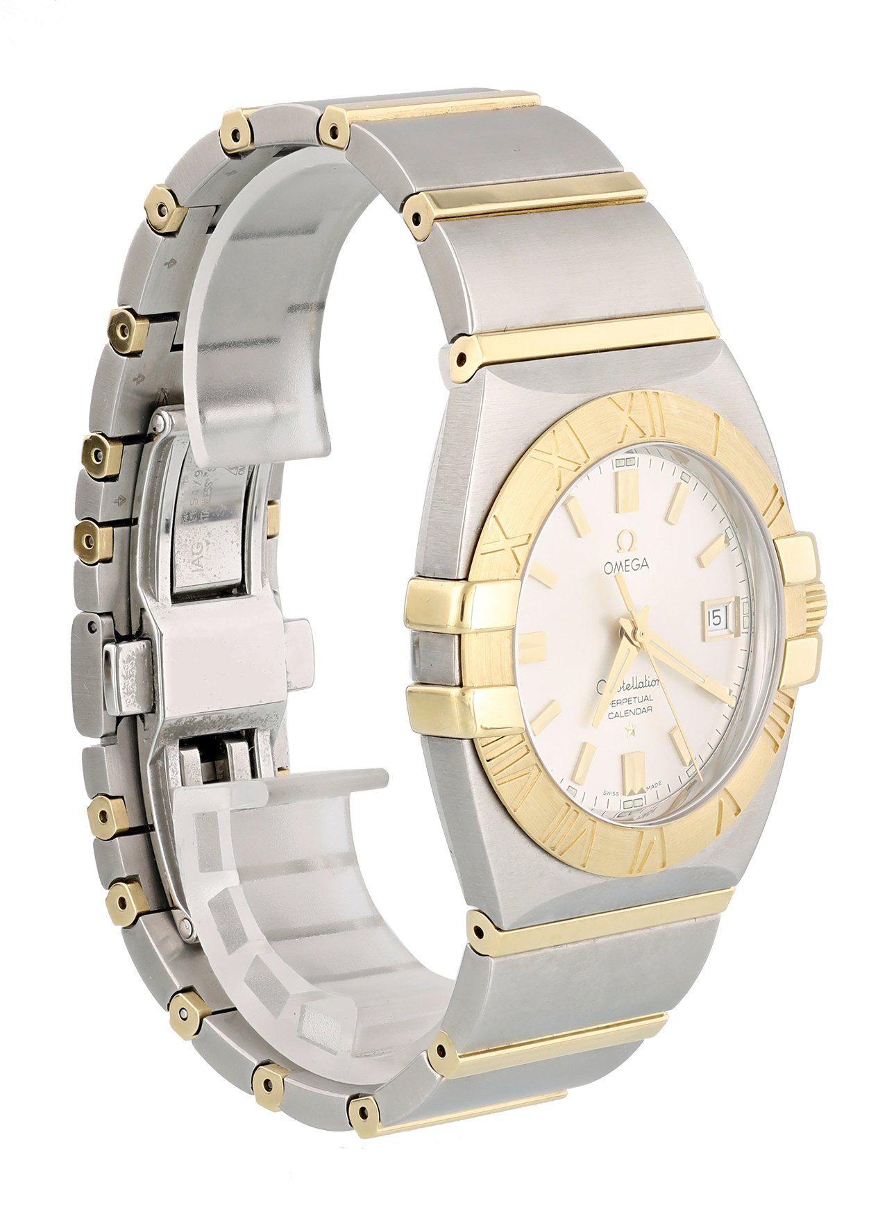 omega constellation double eagle gold