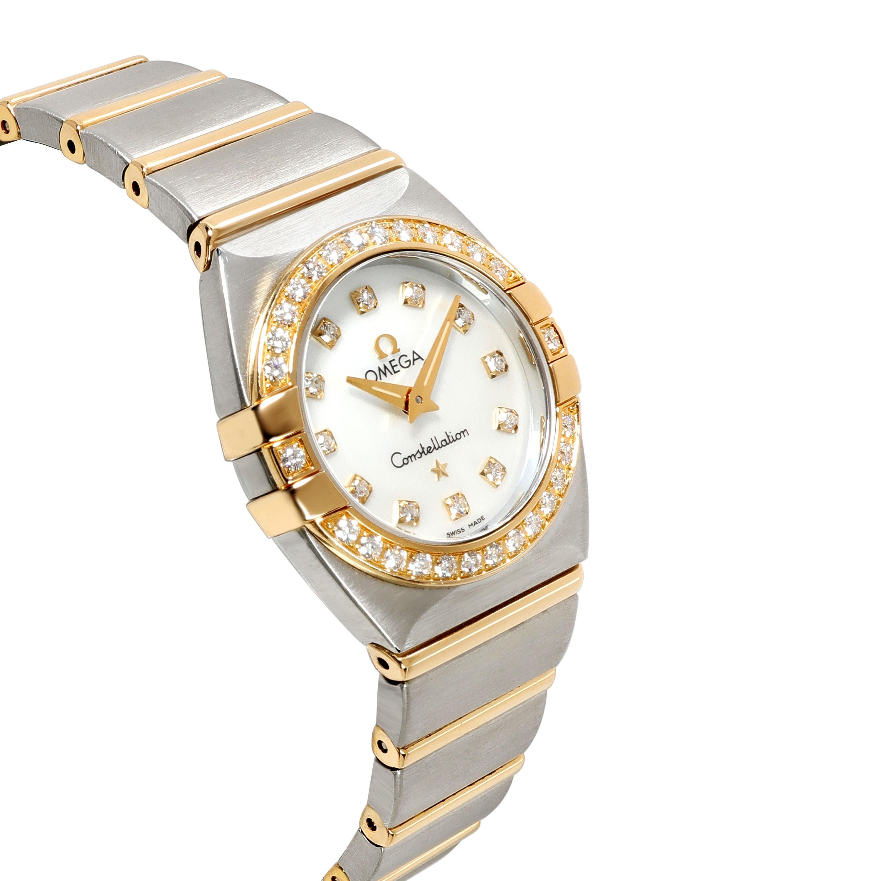 Omega Omega: 18 Karat Edelstahl Damenuhr Constellation Double Eagle 1389.75,00 1