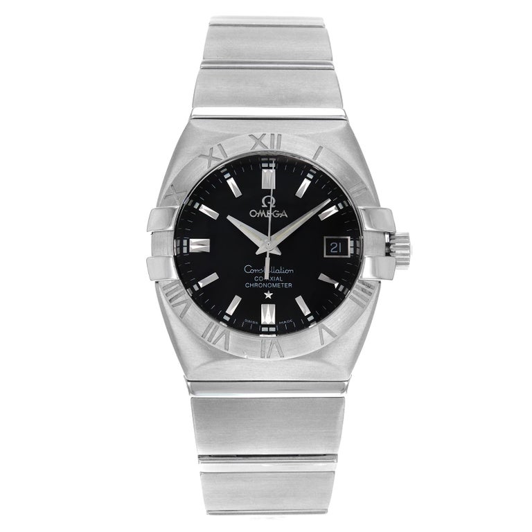 Omega Constellation Double Eagle Steel Automatic Mens Watch 1501.51.00 ...
