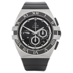 Omega Constellation Double Eagle Mission Hills World Cup Chronograph Titanium