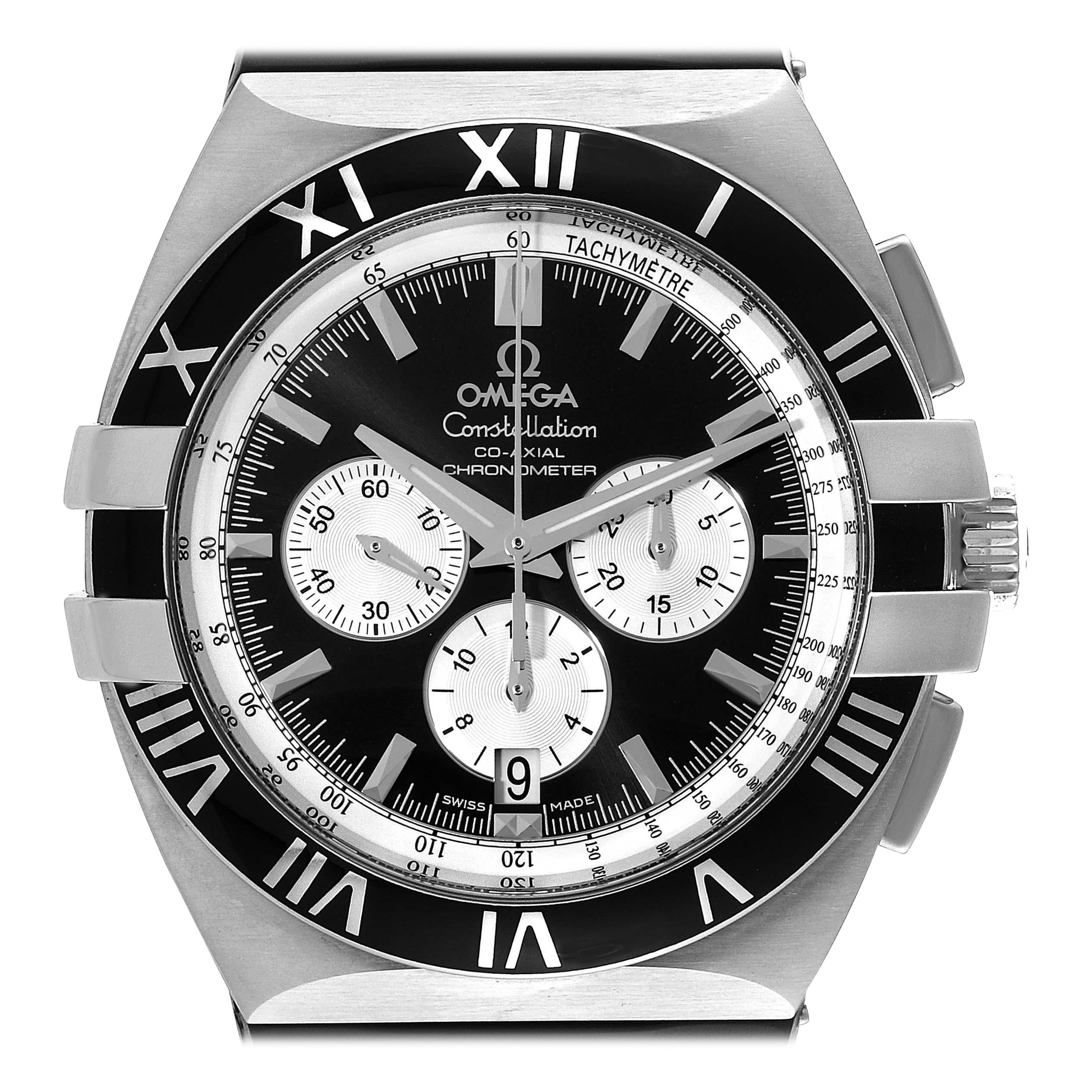 Omega Constellation Double Eagle Steel Mens Watch 1819.51.91