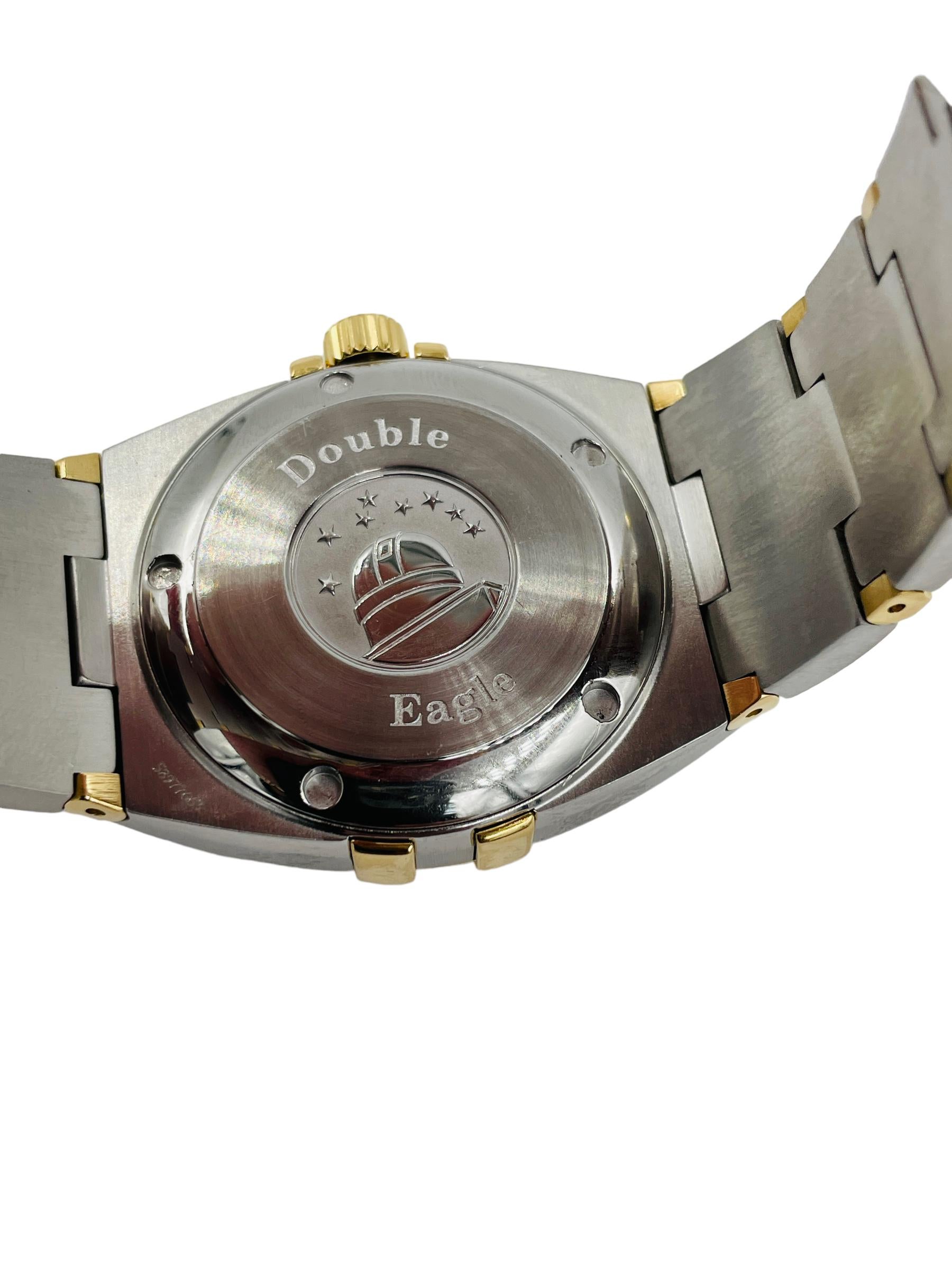 Contemporary Omega Constellation Double Eagle Wristwatch 