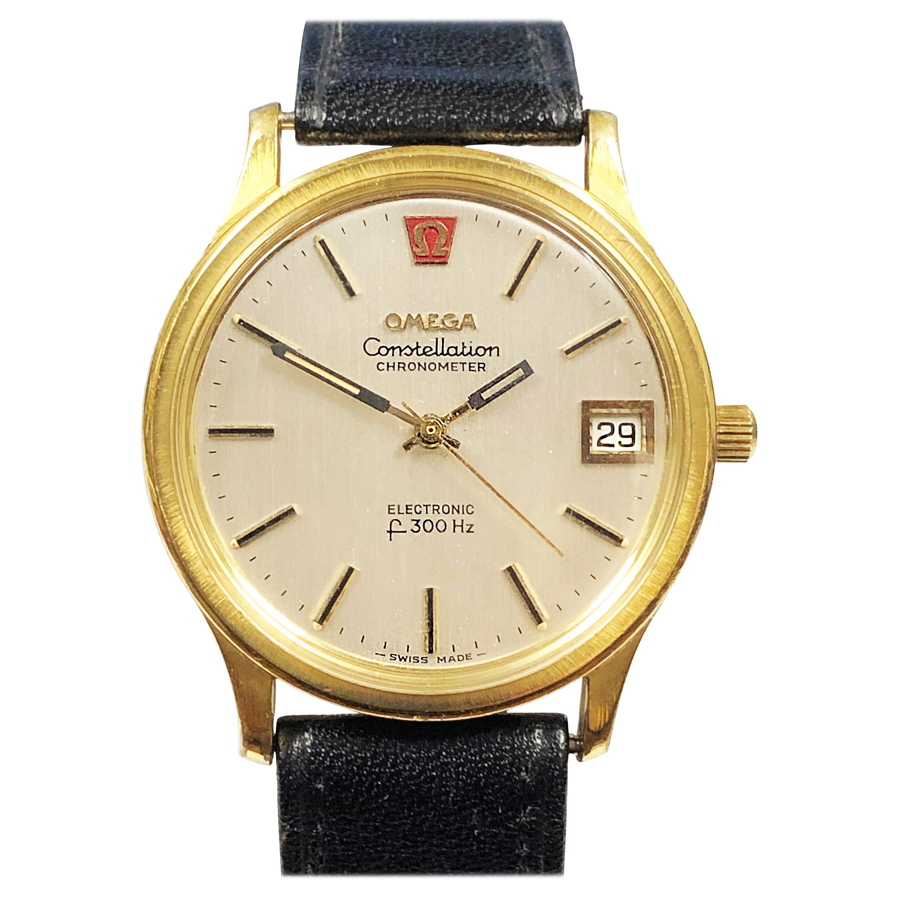 Omega Constellation Electronic 1970s Gents Wristwatch