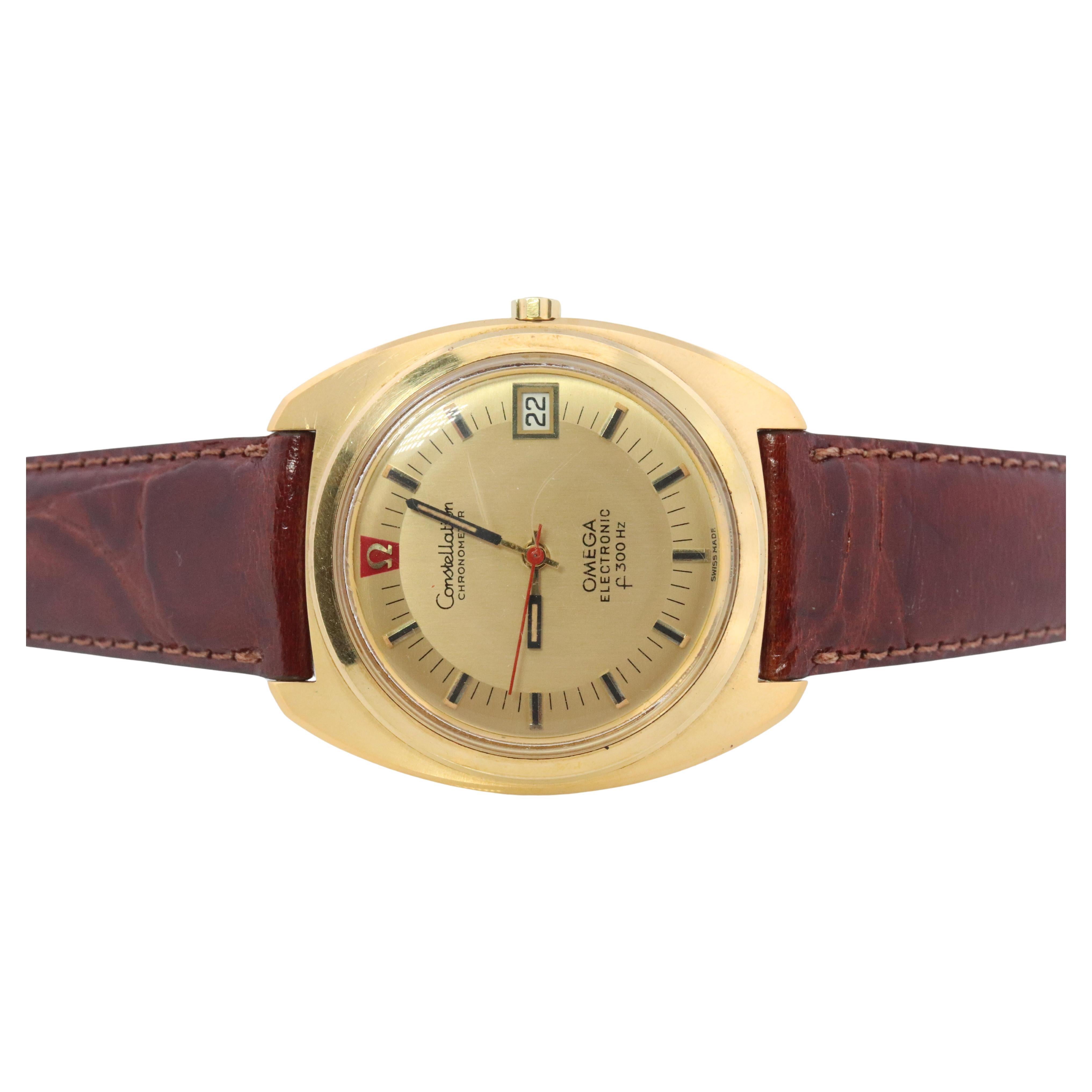 OMEGA Constellation Electronice Omega Montre F300 Constellation chronomètre pour hommes