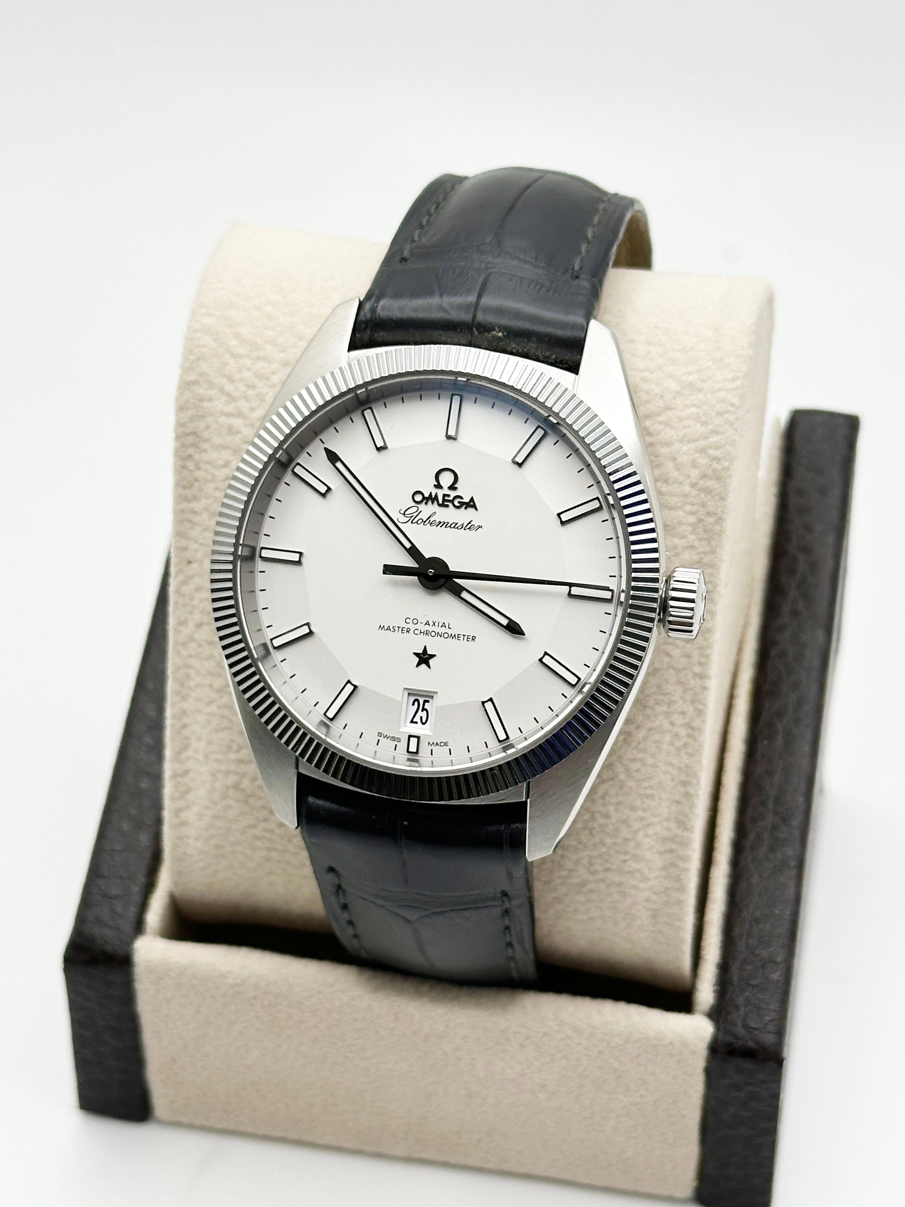 Omega Constellation Globemaster 130.33.39.21.02.001 Stainless Steel Box Paper For Sale 2
