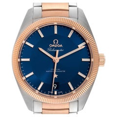 Omega Constellation Globemaster Steel Rose Gold Watch 130.20.39.21.03.001 Unworn