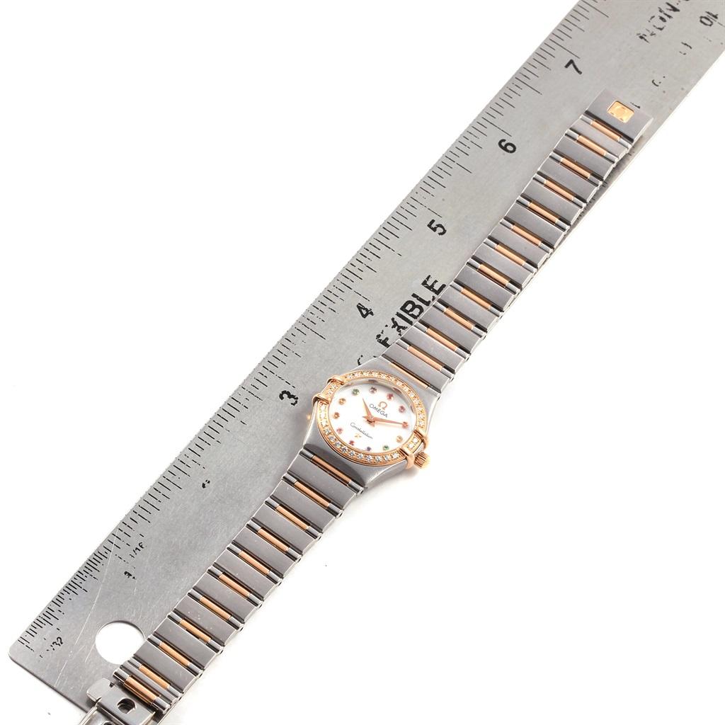 Omega Constellation Iris My Choice Steel Rose Gold Ladies Watch 1373.79 For Sale 2