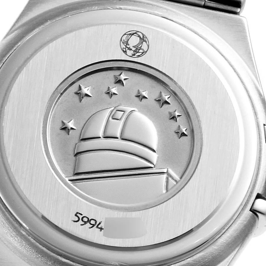 Omega Constellation Iris Steel Multi Stone Ladies Watch 1460.79.00 For Sale 1