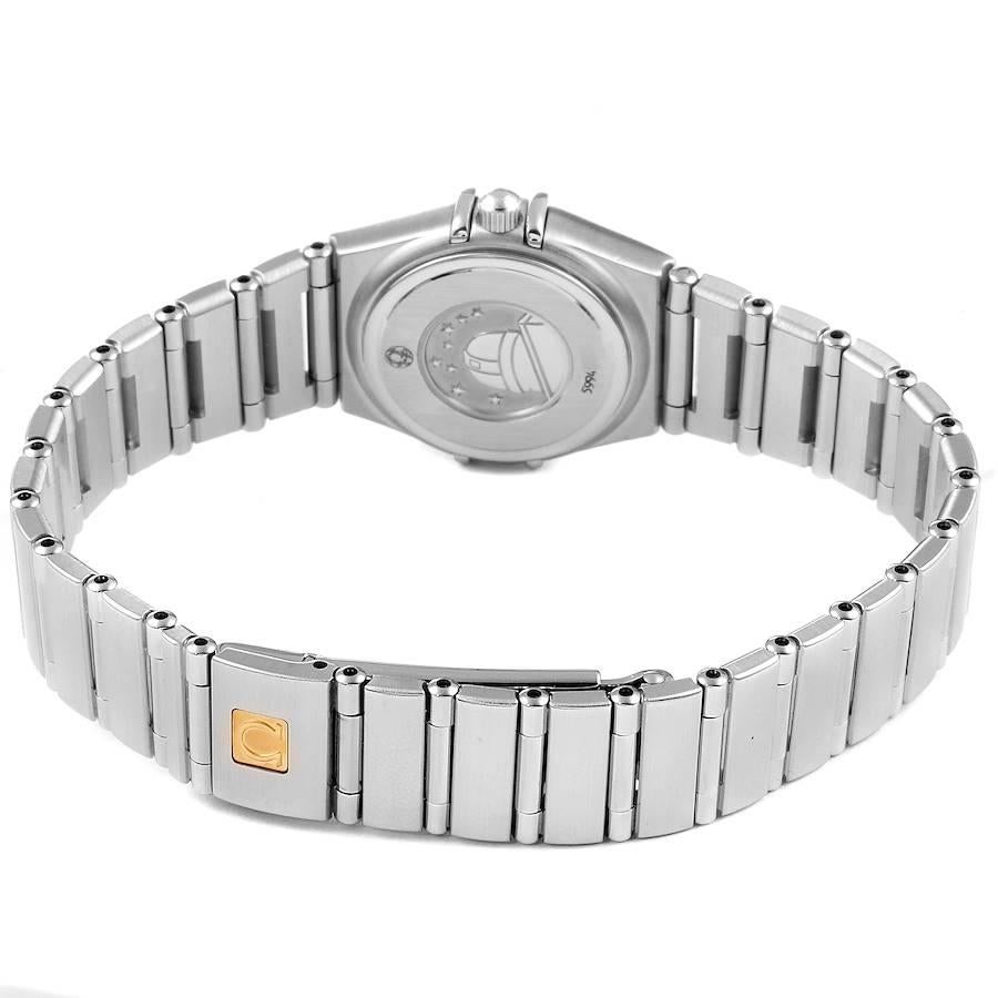 Omega Constellation Iris Steel Multi Stone Ladies Watch 1460.79.00 For Sale 3