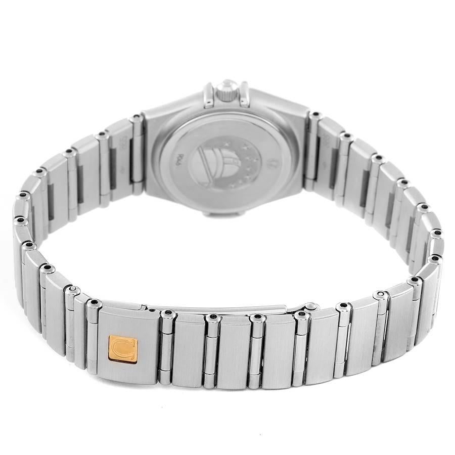 Omega Constellation Iris Steel Multi Stone Ladies Watch 1460.79.00 For Sale 2