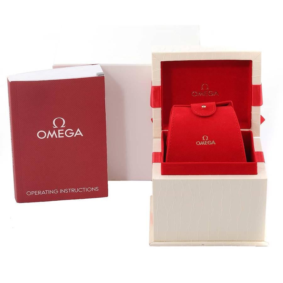 Omega Constellation Iris Steel Multi Stone Ladies Watch 1460.79.00 2