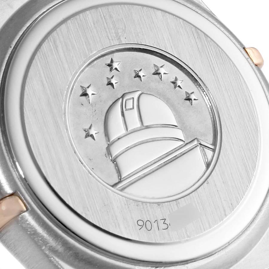 Omega Constellation Iris Steel Rose Gold MOP Dial Ladies Watch 1360.79.00 In Excellent Condition In Atlanta, GA