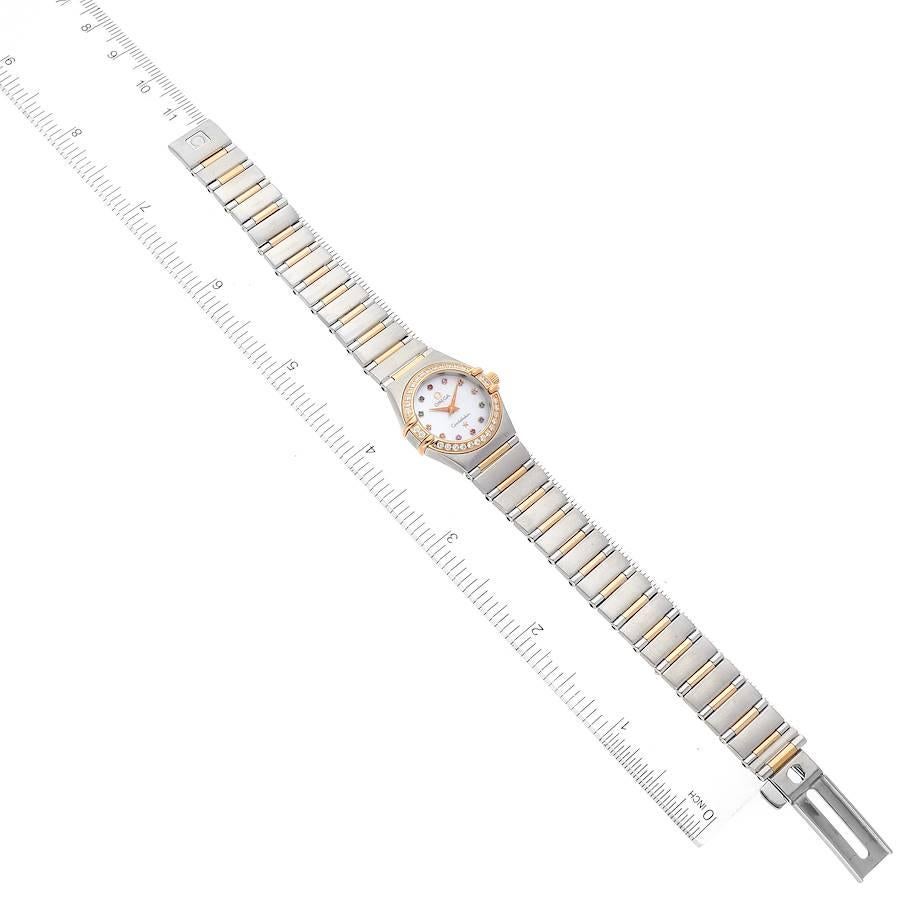 Omega Constellation Iris Steel Rose Gold MOP Diamond Ladies Watch 1360.79.00 4