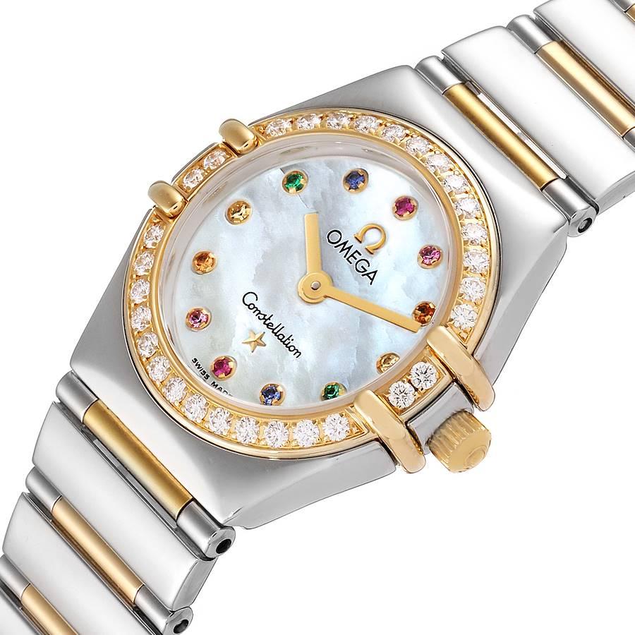 часы constellation iris steel yellow gold multi stone купить