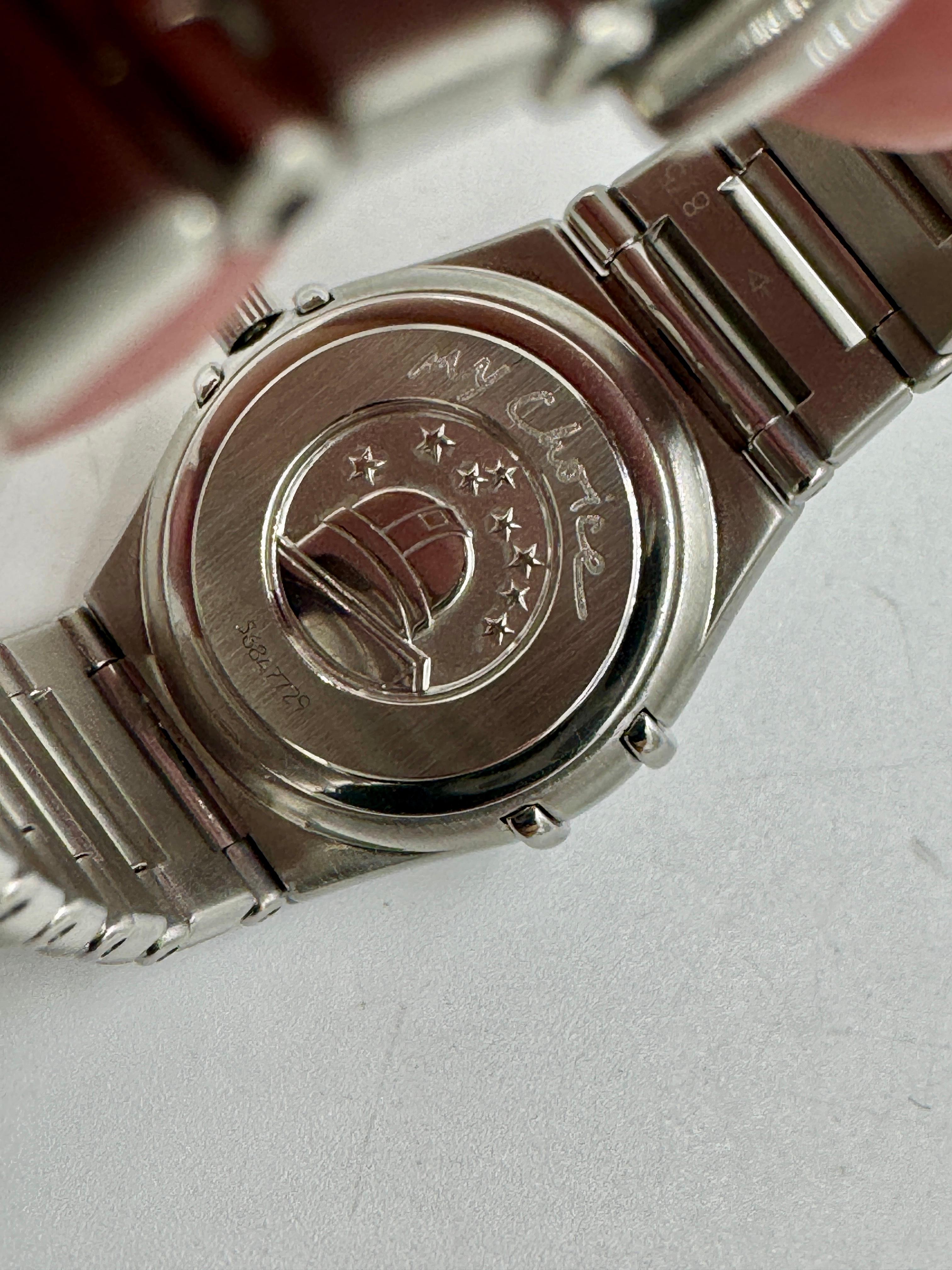 Omega Constellation Ladies Mother Of Pearl Dial Quartz Stainless Wristwatch For Sale 6