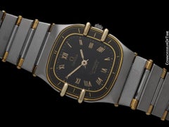 Omega Constellation Ladies Quartz 18K Gold & Stainless Steel Watch - The Origina