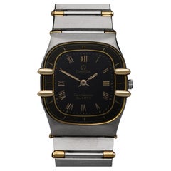Vintage Omega Constellation Ladies Quartz 18K Gold & Stainless Steel Watch - The Origina