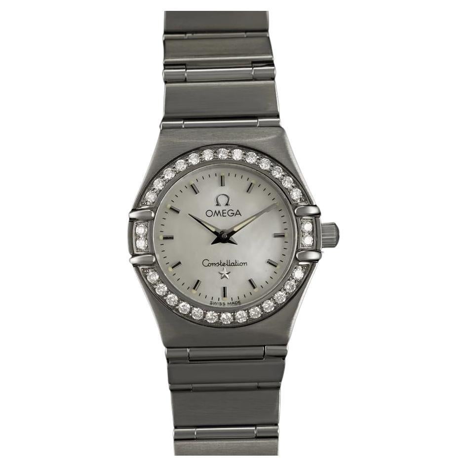 OMEGA CONSTELLATION - Orologio da donna in acciaio e diamanti di fabbrica - Nuovo con garanzia