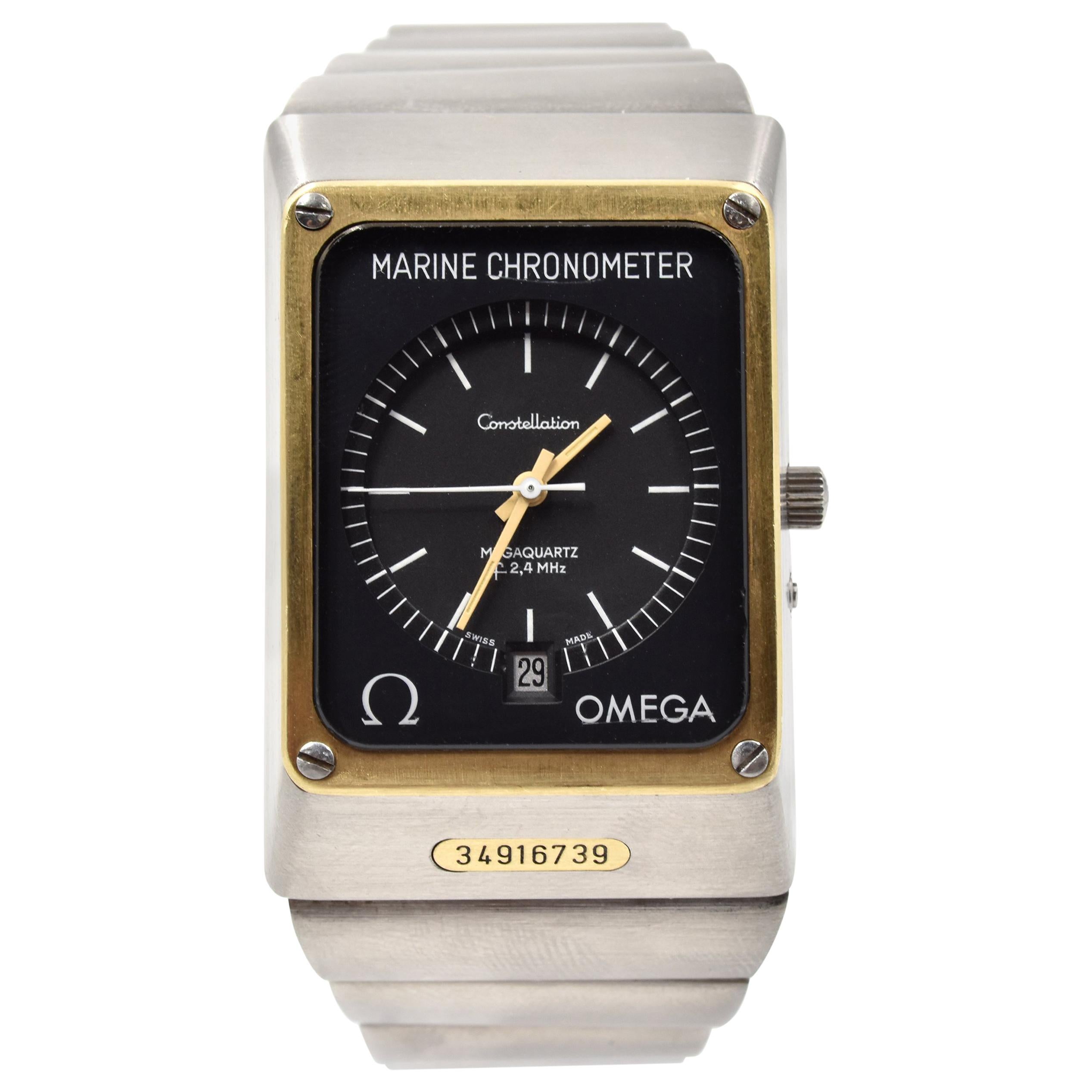 Omega Constellation Marine Chronometer Stainless Steel Watch Ref 1511