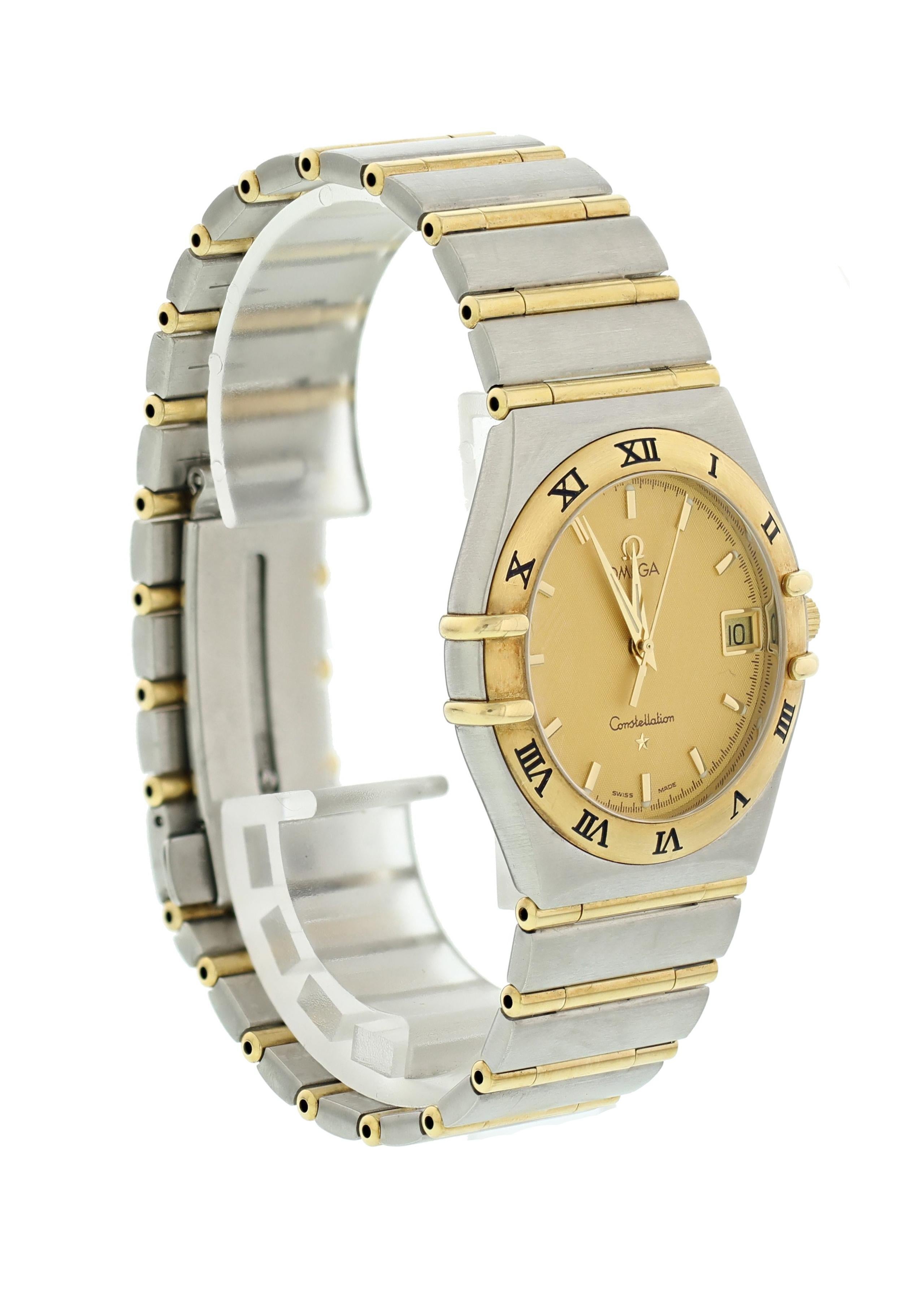 Omega Constellation Men's Watch In Excellent Condition For Sale In New York, NY