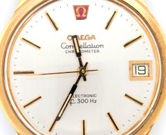 Omega Constellation Men's Wrist Watch Electronic f300Hz Tuning Fork Cal 1250