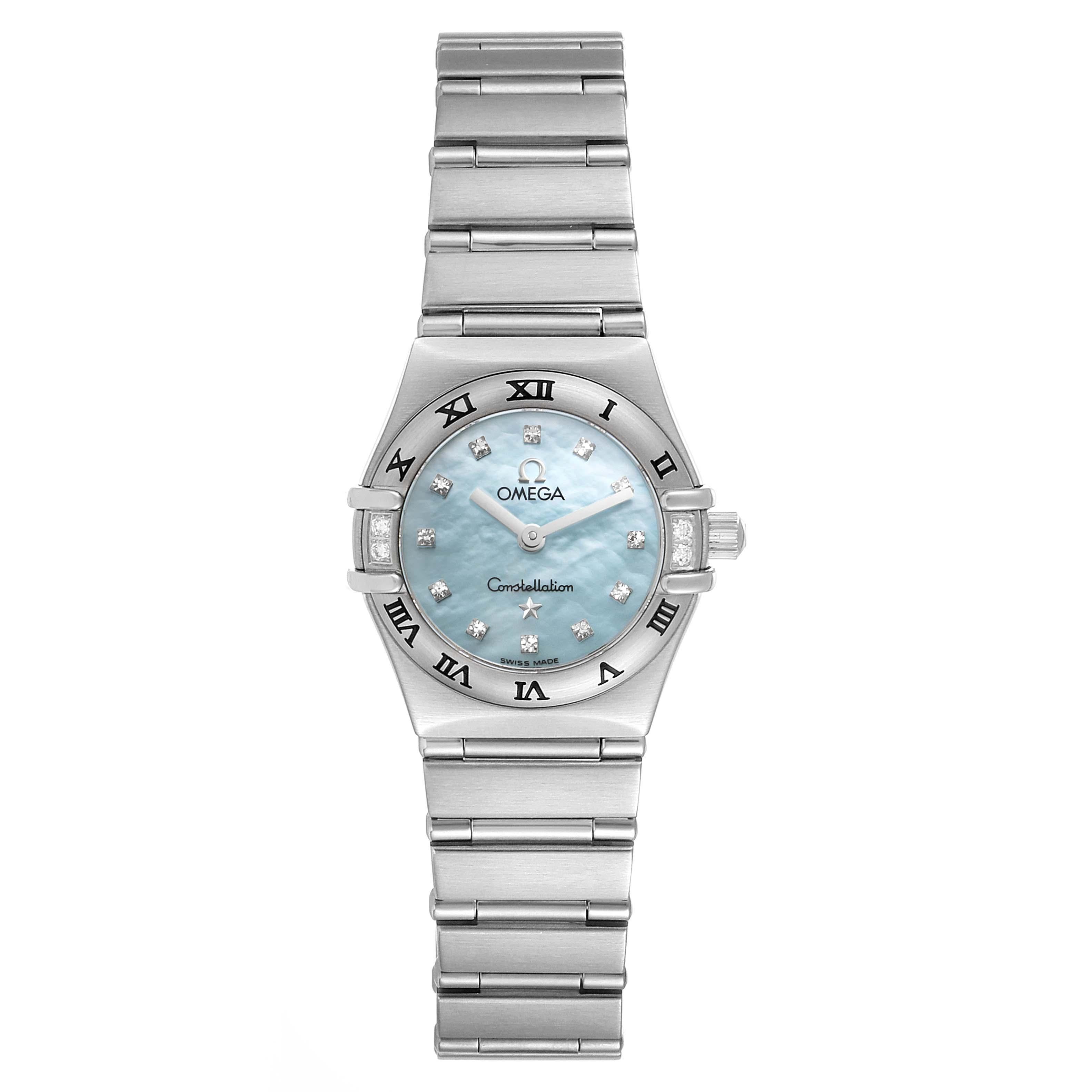 Omega Constellation Mini Blue MOP 