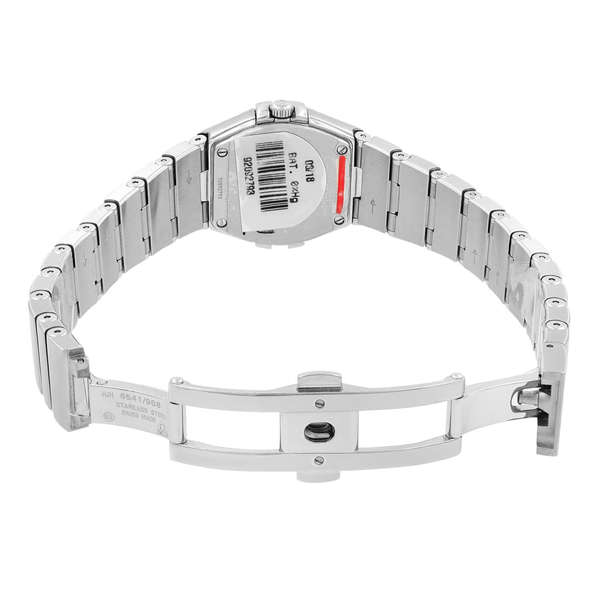 Omega Constellation MOP Dial Steel Diamond Quartz Watch 123.15.24.60.55.002 1