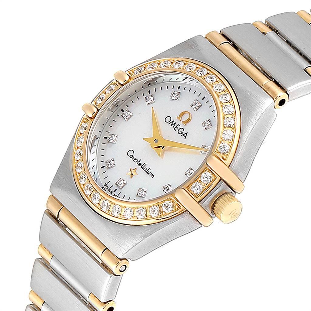 Omega Constellation Mother of Pearl Diamond Ladies Watch 1267.75.00 Box Card 1