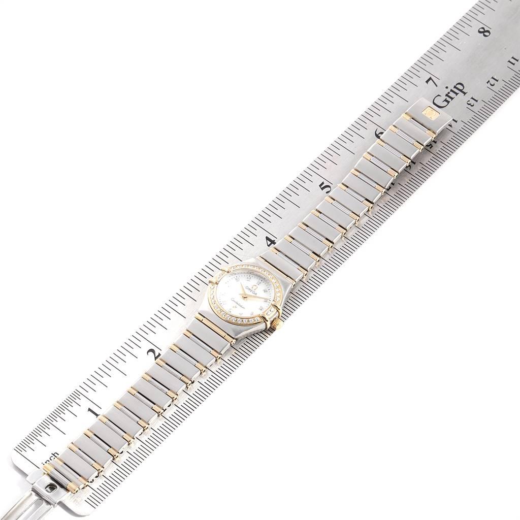 Omega Constellation Mother of Pearl Diamond Ladies Watch 1267.75.00 Box Card 4