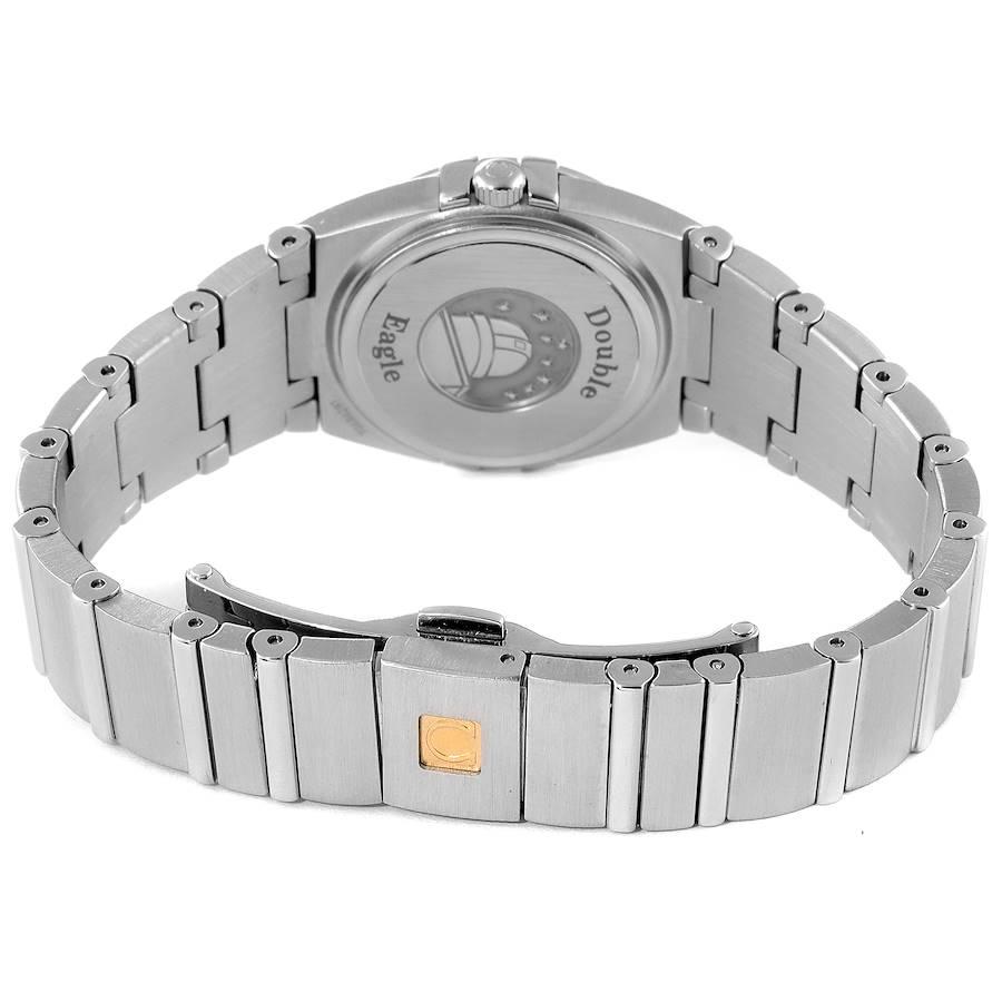 Omega Constellation MOP Diamond Steel Ladies Watch 1589.75.00 3