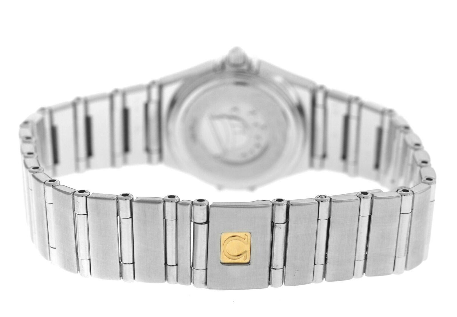 Omega Constellation My Choice 1465.51 Steel Diamond Quartz Watch For Sale 7