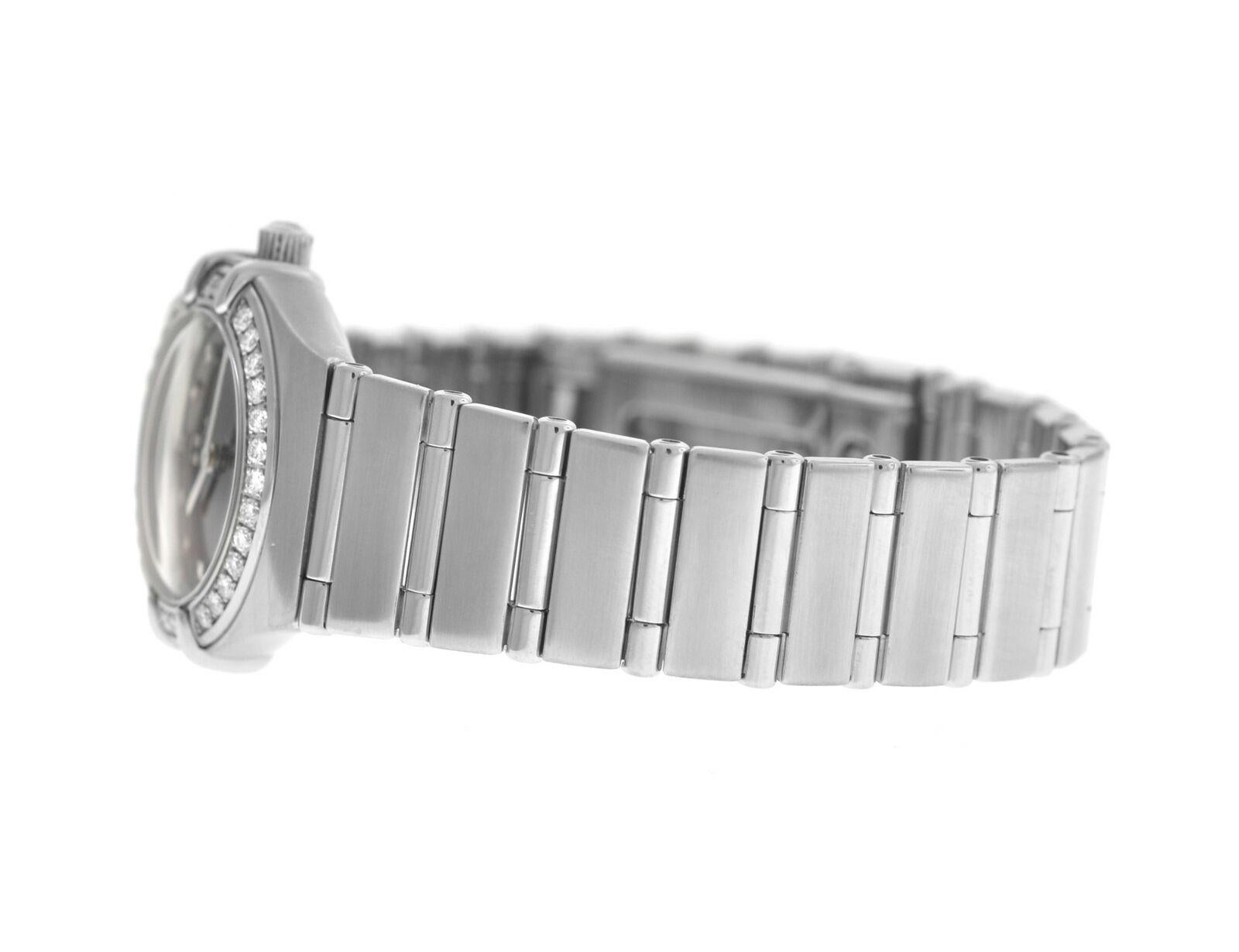 Omega Constellation My Choice 1465.51 Steel Diamond Quartz Watch For Sale 8