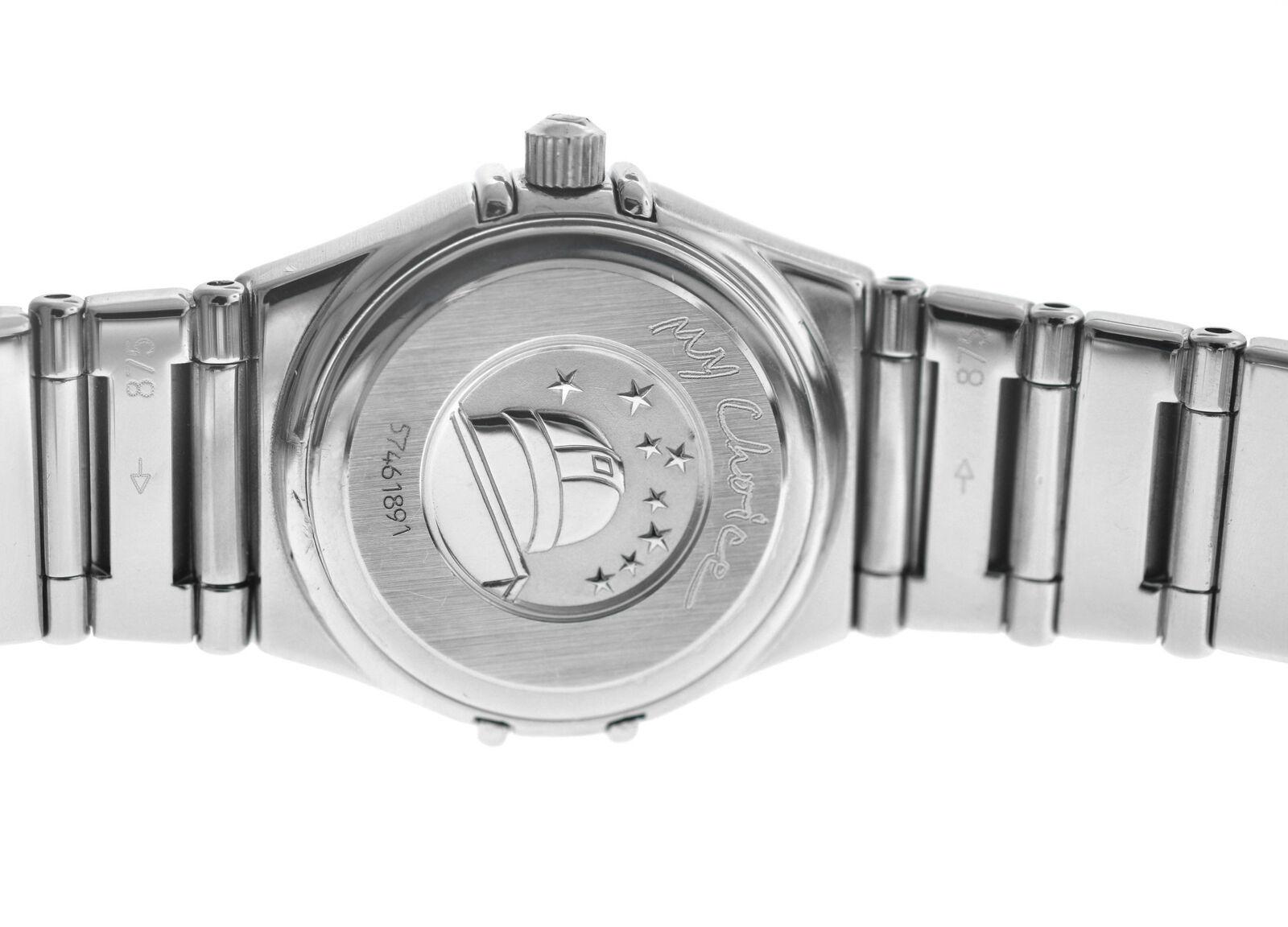 Omega Constellation My Choice 1465.51 Steel Diamond Quartz Watch For Sale 4