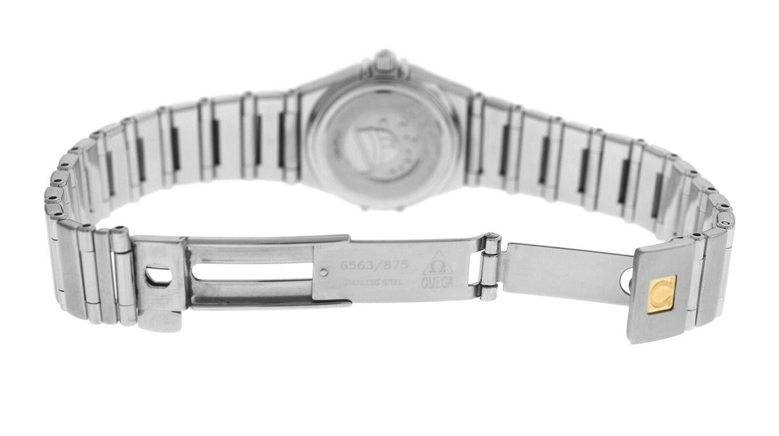 Omega Constellation My Choice 1465.51 Steel Diamond Quartz Watch For Sale 5