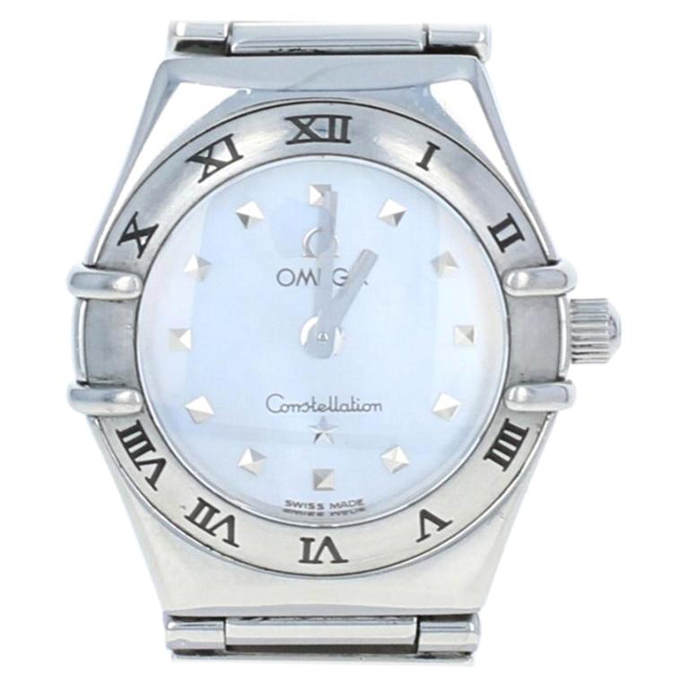 Omega Constellation My Choice Ladies Wristwatch Stainless Quartz 1-Year Warranty