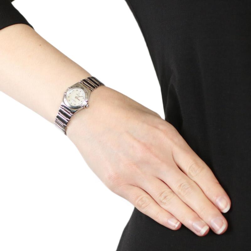 Women's Omega Constellation My Choice Ladies Wristwatch - Stainless Quartz 1-Yr Wnty For Sale