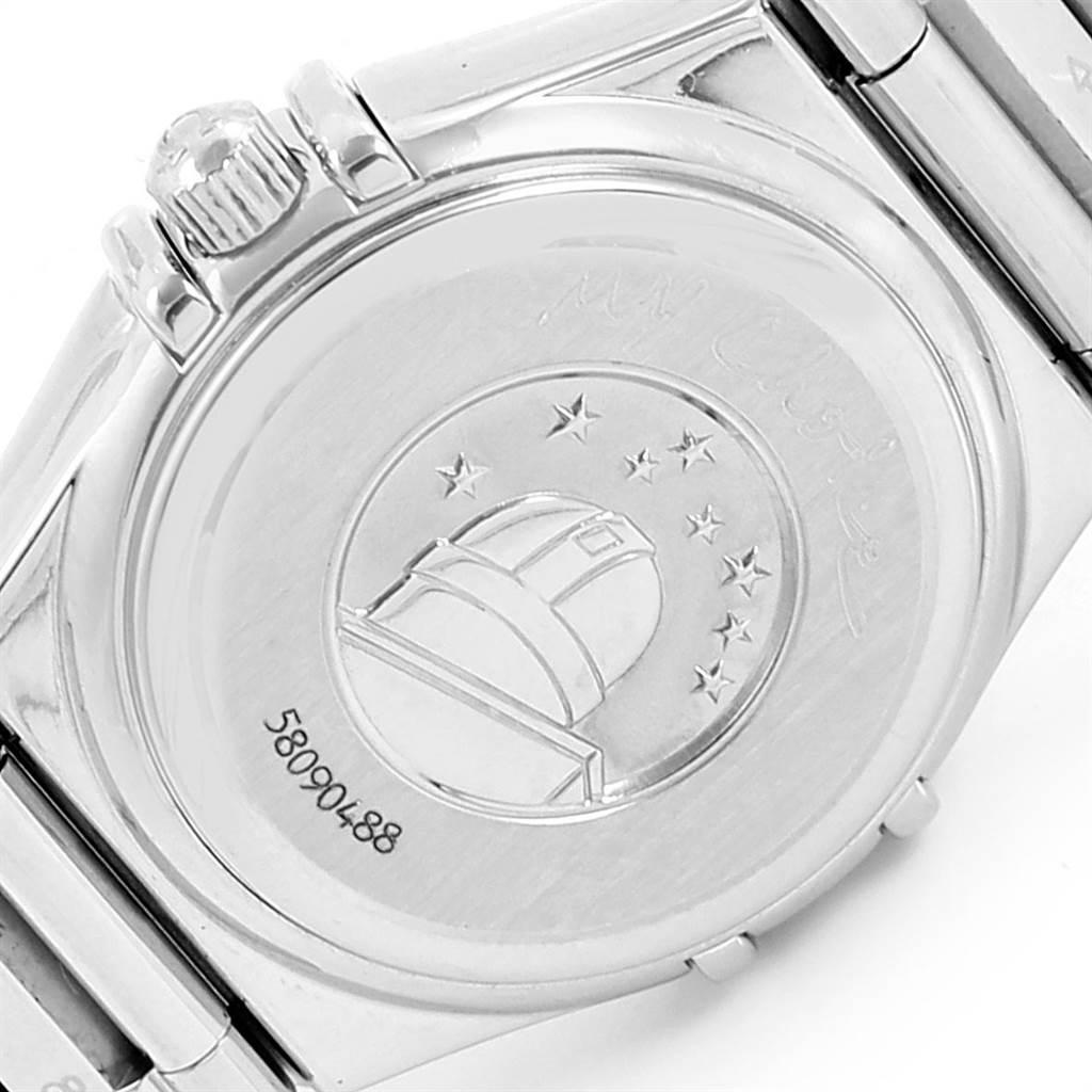 Omega Constellation My Choice Mini Ladies Diamond Watch 1465.51.00 In Excellent Condition In Atlanta, GA