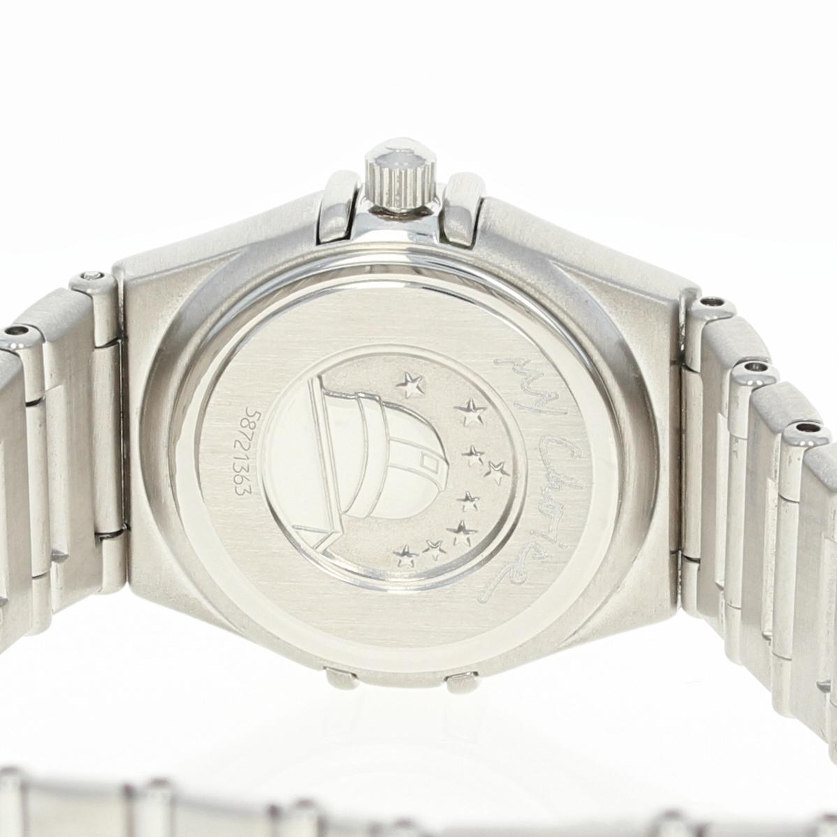 Omega Constellation “My Choice” Mini Ladies Watch Stainless Quartz Box 2Yr Wnty In Excellent Condition In Greensboro, NC