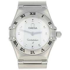Used Omega Constellation “My Choice” Mini Ladies Watch Stainless Quartz Box 2Yr Wnty