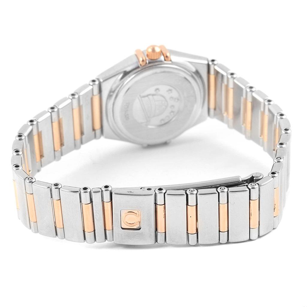 Women's Omega Constellation My Choice Mini Mother of Pearl Diamond Dial Watch 1368.71.00