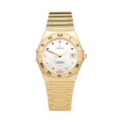 Omega Constellation My Choice Mother of Peal 18 Karat Yellow Gold 11917100 Watch
