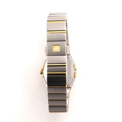 Omega Constellation Orbis Star Quartz Watch Stainless Steel and Yellow Gold