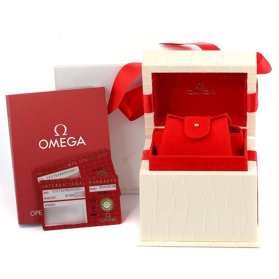 Omega Constellation Orbis Star Steel Diamond Watch 123.15.24.60.03.001 Box Card 4