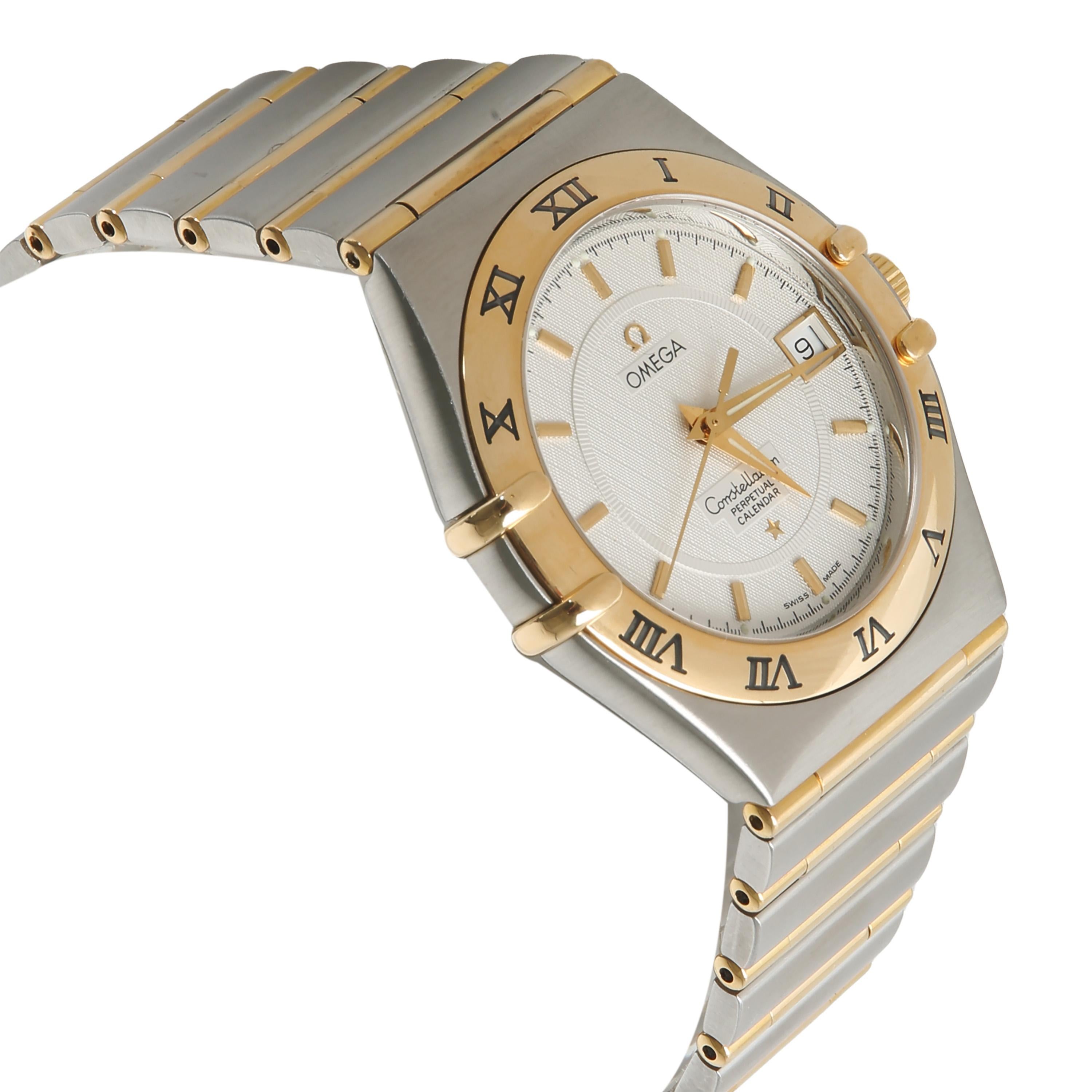Omega Constellation Perpetual Calendar 1252.30.00 Men's Watch in 18kt Stainless 1