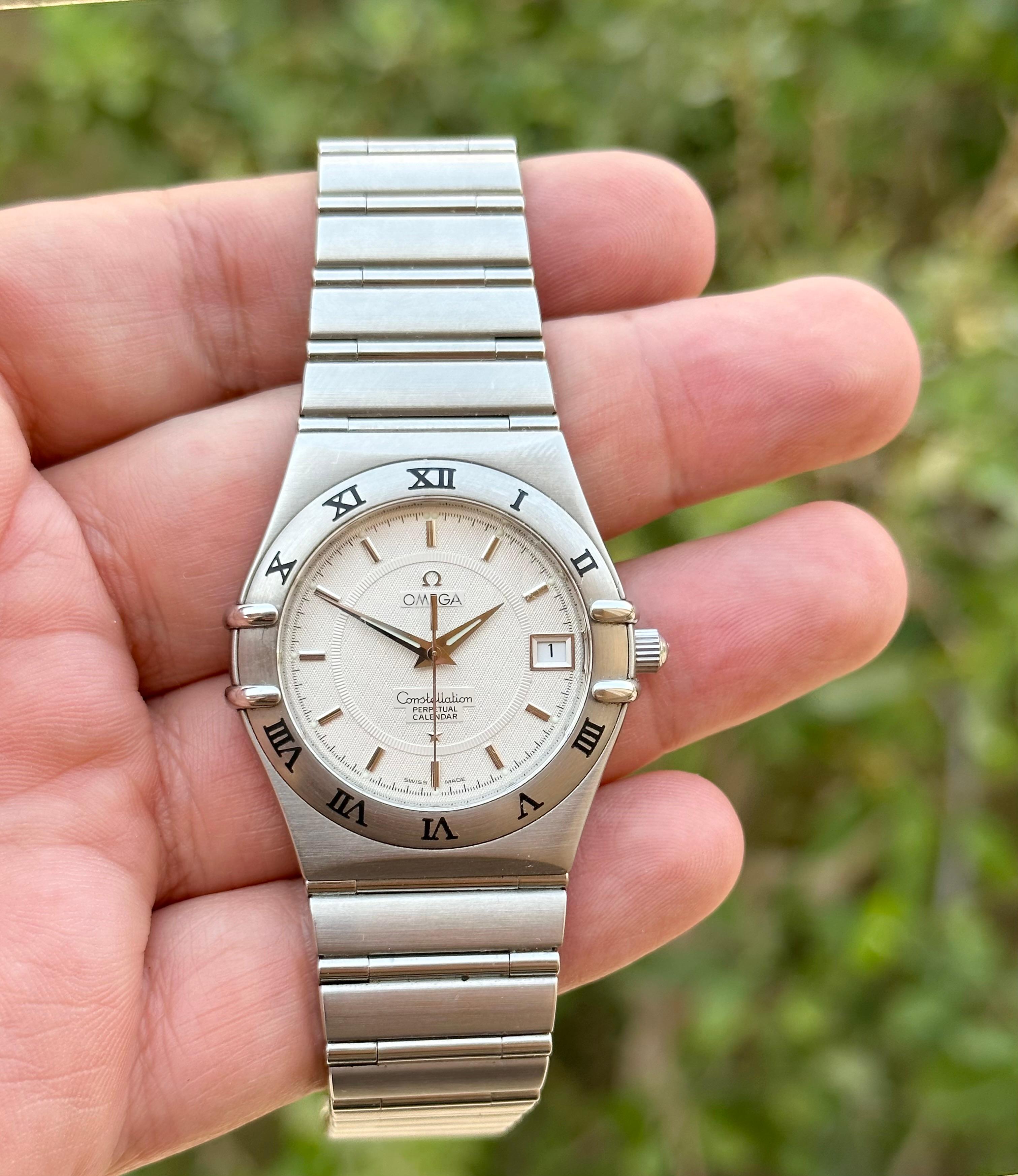Omega Constellation Perpetual Calendar Serviced Watch  For Sale 4