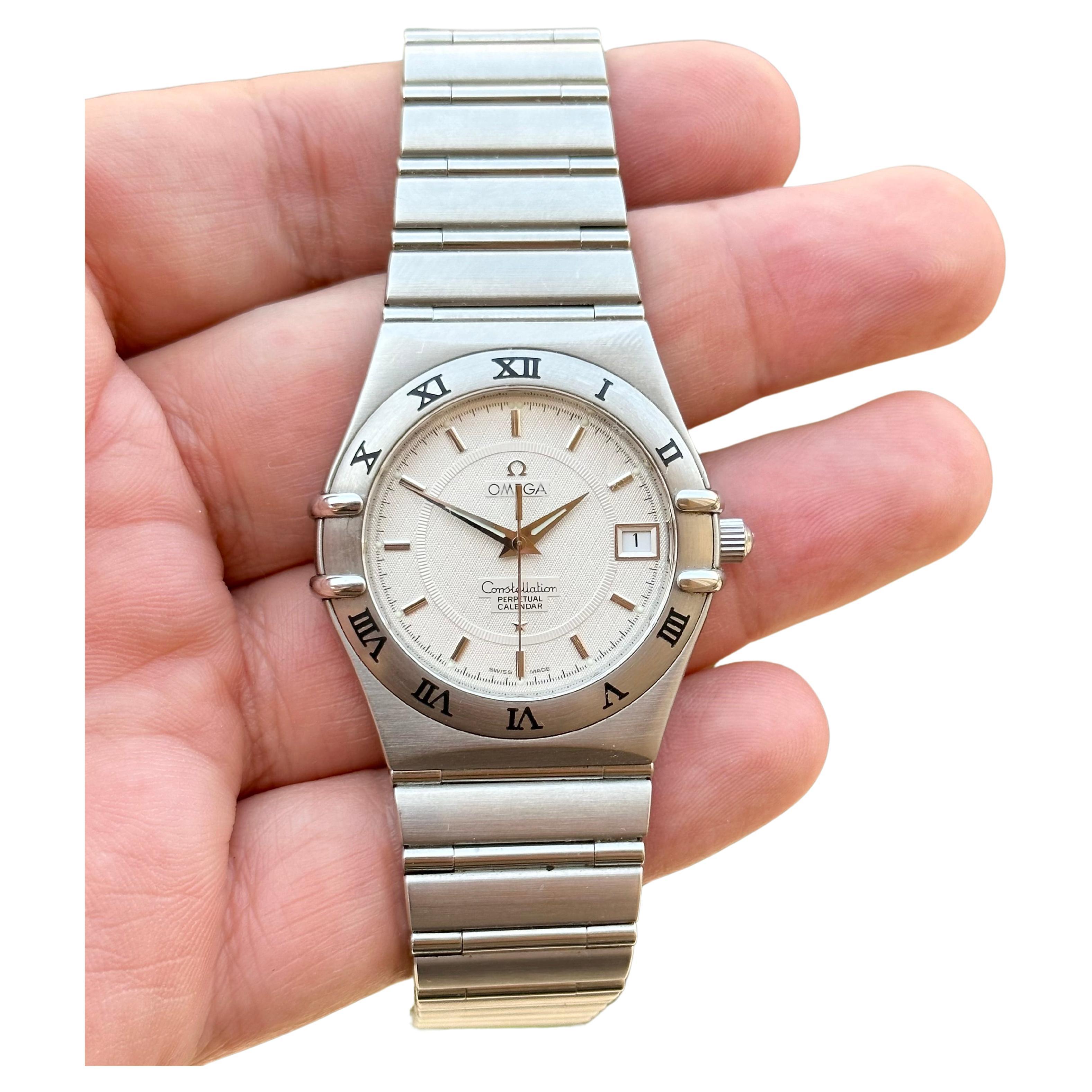 Omega Constellation Perpetual Calendar Serviced Watch  For Sale